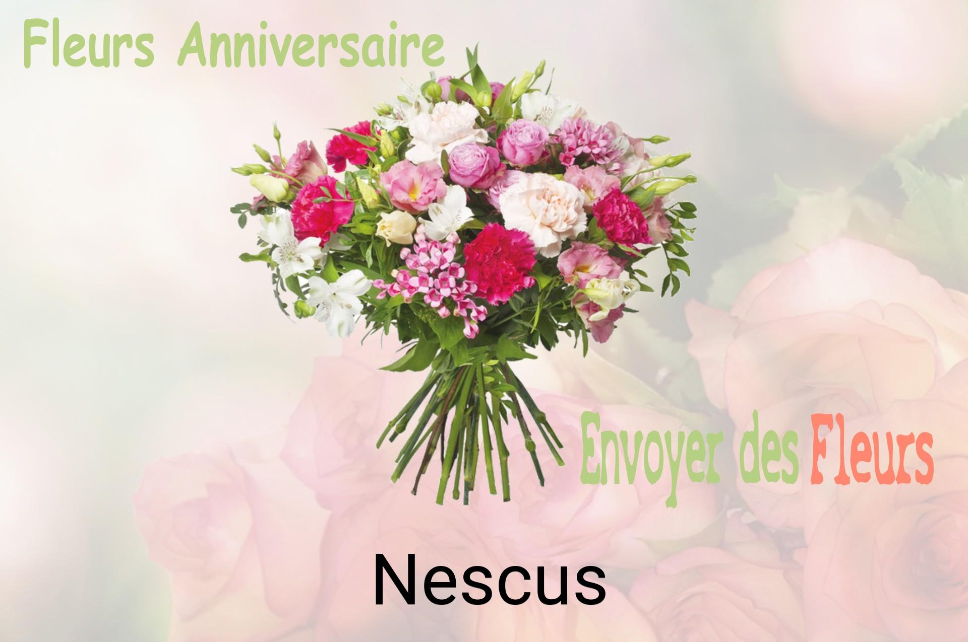 Bouquet de fleurs d’anniversaire livré à Nescus